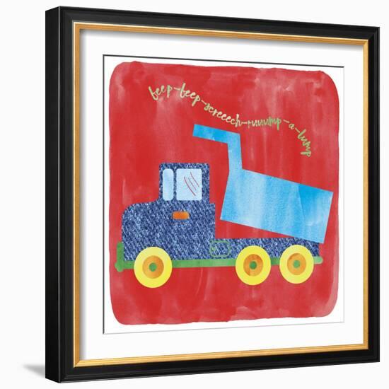 Dump Truck-Erin Clark-Framed Premium Giclee Print