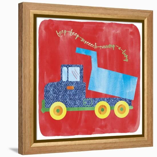 Dump Truck-Erin Clark-Framed Premier Image Canvas