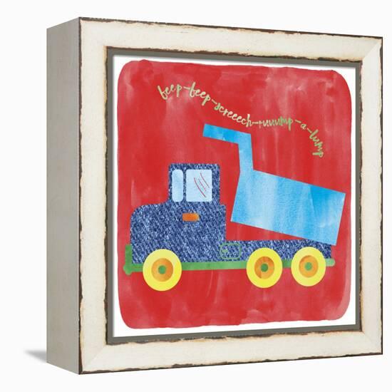 Dump Truck-Erin Clark-Framed Premier Image Canvas