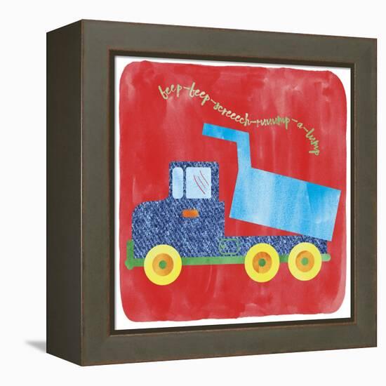 Dump Truck-Erin Clark-Framed Premier Image Canvas