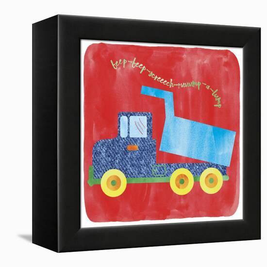 Dump Truck-Erin Clark-Framed Premier Image Canvas