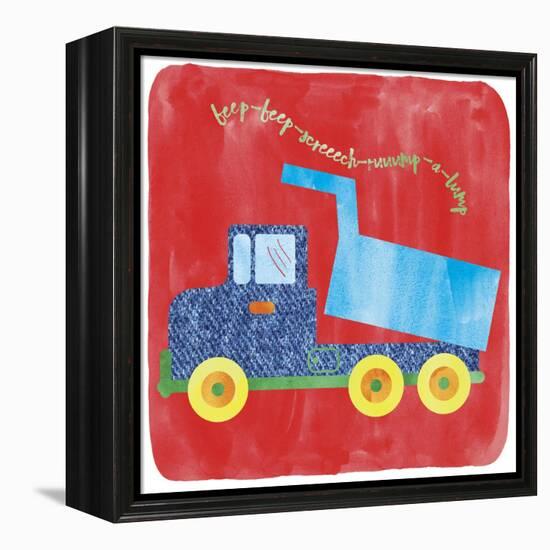 Dump Truck-Erin Clark-Framed Premier Image Canvas