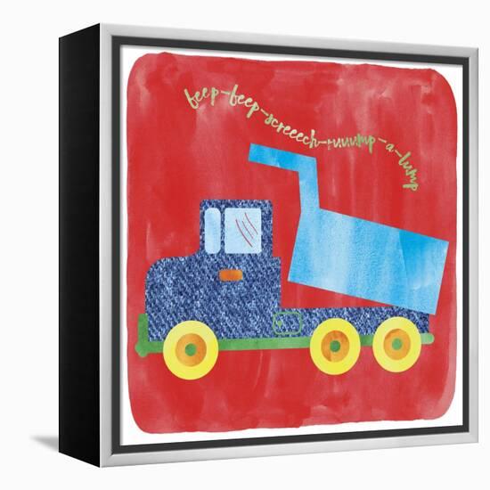 Dump Truck-Erin Clark-Framed Premier Image Canvas