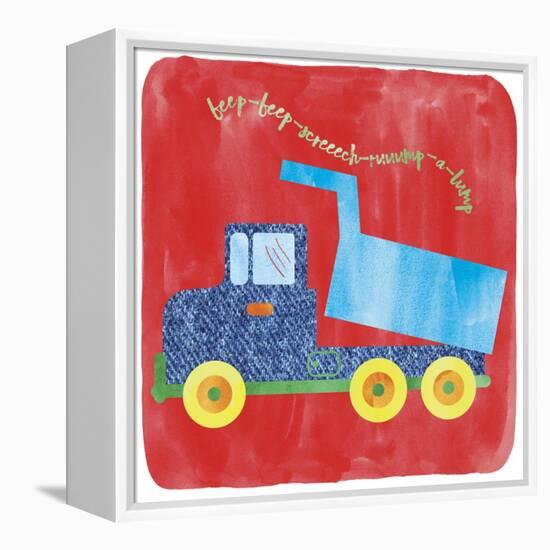 Dump Truck-Erin Clark-Framed Premier Image Canvas