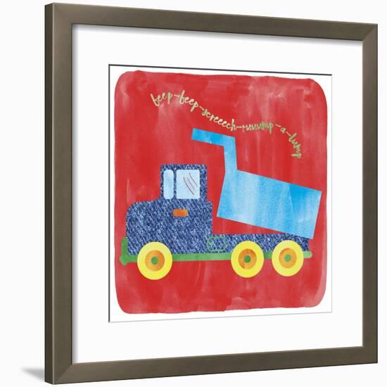 Dump Truck-Erin Clark-Framed Giclee Print