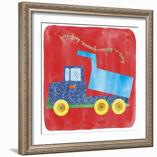 Dump Truck-Erin Clark-Framed Giclee Print