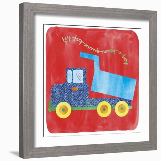 Dump Truck-Erin Clark-Framed Giclee Print