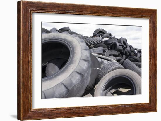 Dumped Tyres-Mark Williamson-Framed Photographic Print