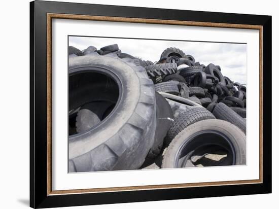 Dumped Tyres-Mark Williamson-Framed Photographic Print