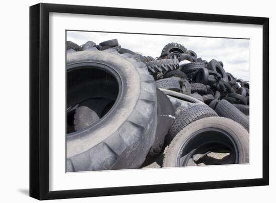 Dumped Tyres-Mark Williamson-Framed Photographic Print