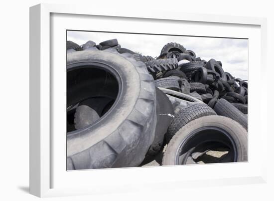 Dumped Tyres-Mark Williamson-Framed Photographic Print