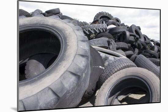 Dumped Tyres-Mark Williamson-Mounted Photographic Print