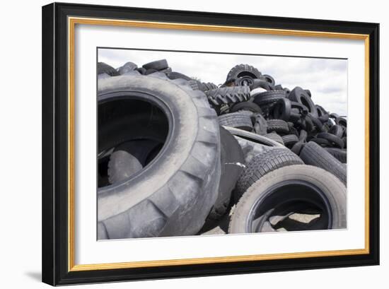 Dumped Tyres-Mark Williamson-Framed Photographic Print