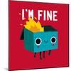 Dumpster Is Fine-Michael Buxton-Mounted Art Print