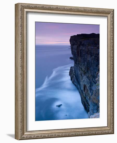 Dun Aengus and Cliffs, Inishmore, Aran Islands, Co, Galway, Ireland-Doug Pearson-Framed Photographic Print