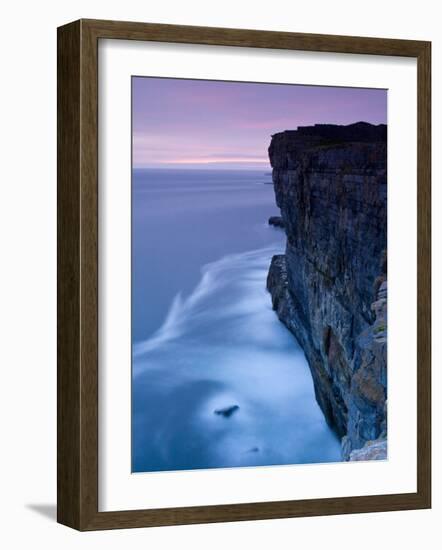 Dun Aengus and Cliffs, Inishmore, Aran Islands, Co, Galway, Ireland-Doug Pearson-Framed Photographic Print