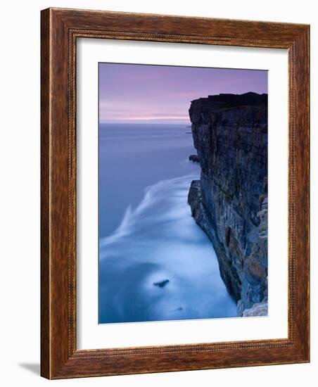 Dun Aengus and Cliffs, Inishmore, Aran Islands, Co, Galway, Ireland-Doug Pearson-Framed Photographic Print