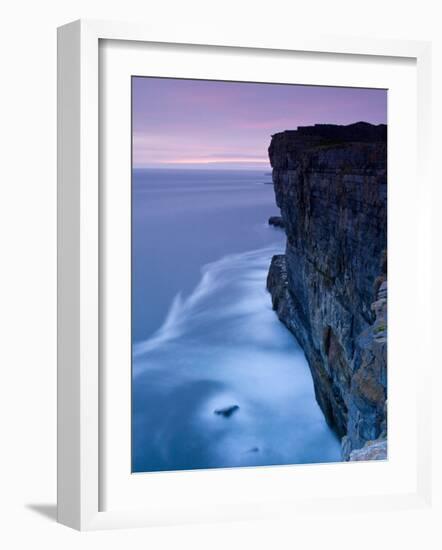 Dun Aengus and Cliffs, Inishmore, Aran Islands, Co, Galway, Ireland-Doug Pearson-Framed Photographic Print