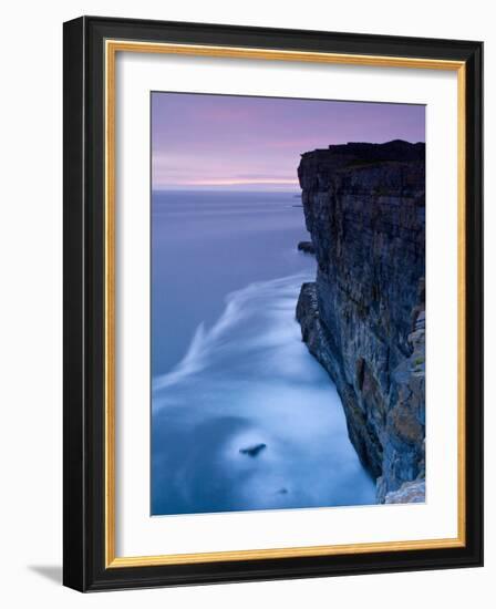 Dun Aengus and Cliffs, Inishmore, Aran Islands, Co, Galway, Ireland-Doug Pearson-Framed Photographic Print