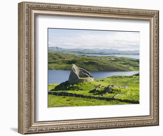 Dun Carloway Broch, Doune Carlabhagh, Isle of Lewis. Scotland-Martin Zwick-Framed Photographic Print