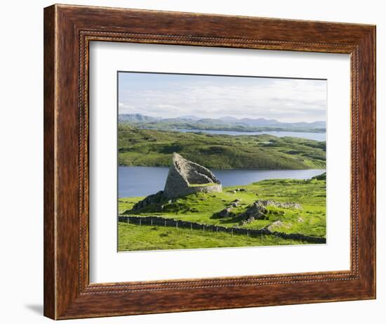 Dun Carloway Broch, Doune Carlabhagh, Isle of Lewis. Scotland-Martin Zwick-Framed Photographic Print