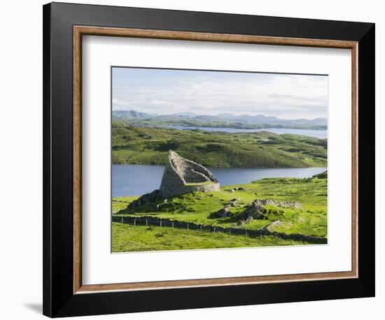 Dun Carloway Broch, Doune Carlabhagh, Isle of Lewis. Scotland-Martin Zwick-Framed Photographic Print