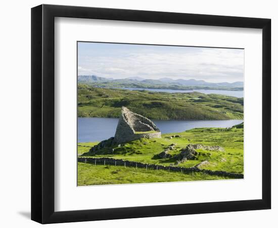 Dun Carloway Broch, Doune Carlabhagh, Isle of Lewis. Scotland-Martin Zwick-Framed Photographic Print