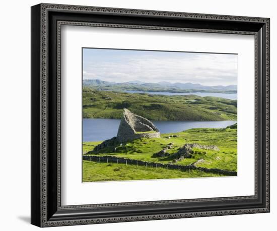 Dun Carloway Broch, Doune Carlabhagh, Isle of Lewis. Scotland-Martin Zwick-Framed Photographic Print