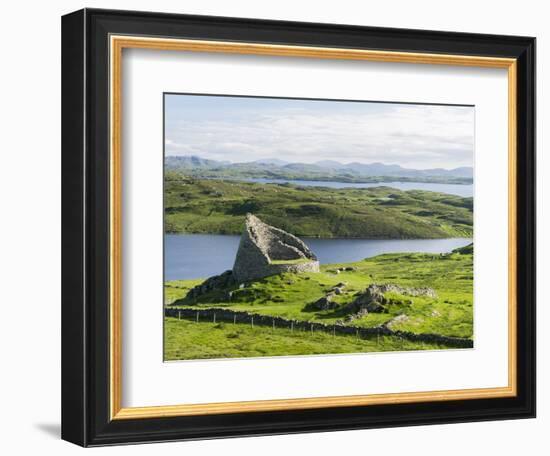 Dun Carloway Broch, Doune Carlabhagh, Isle of Lewis. Scotland-Martin Zwick-Framed Photographic Print