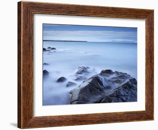 Dun Laoghaire Pier and Howth Island, Dublin, County Dublin, Republic of Ireland, Europe-Jeremy Lightfoot-Framed Photographic Print