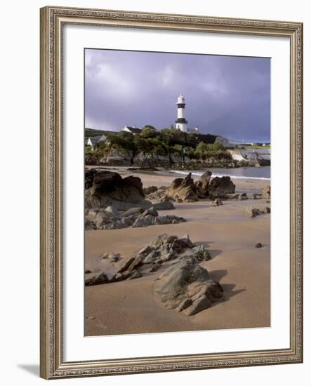 Dunagree Point Lighthouse, Inishoven Peninsula, County Donegal, Ulster, Republic of Ireland, Europe-Patrick Dieudonne-Framed Photographic Print