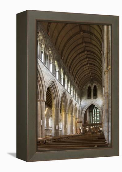 Dunblane Cathedral, Interior Looking East, Dunblane, Stirling, Scotland, United Kingdom-Nick Servian-Framed Premier Image Canvas