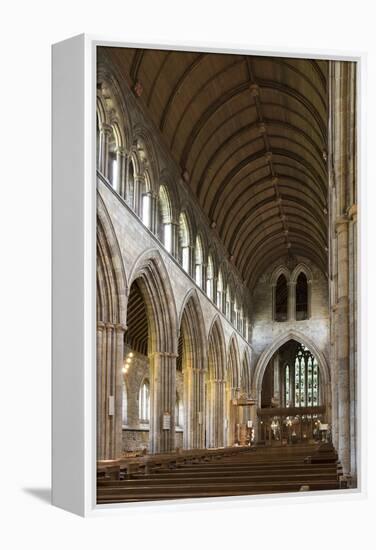Dunblane Cathedral, Interior Looking East, Dunblane, Stirling, Scotland, United Kingdom-Nick Servian-Framed Premier Image Canvas