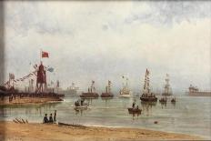 The Opening of the Albert Edward Dock and Port of Tyne, 1884-Duncan F. McLea-Giclee Print