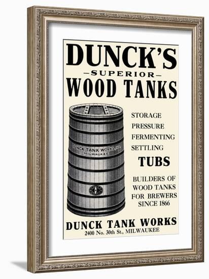 Dunck Tank Works-null-Framed Art Print