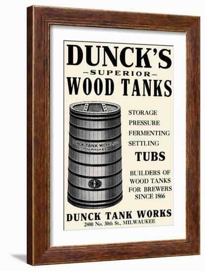 Dunck Tank Works-null-Framed Art Print