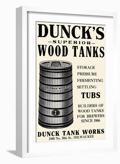 Dunck Tank Works-null-Framed Art Print