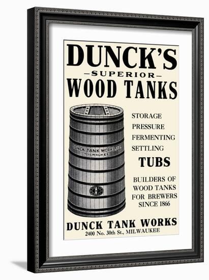 Dunck Tank Works-null-Framed Art Print