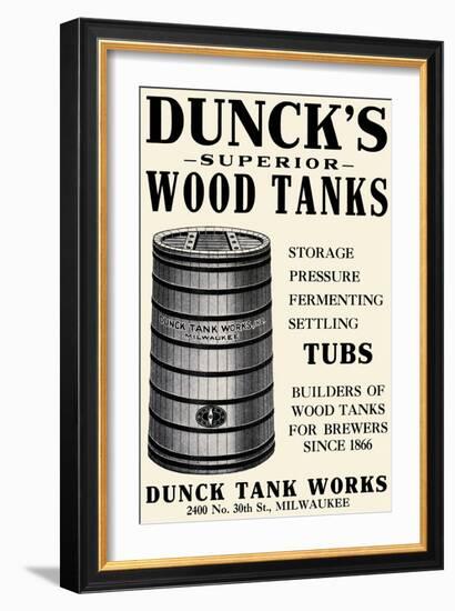 Dunck Tank Works-null-Framed Art Print