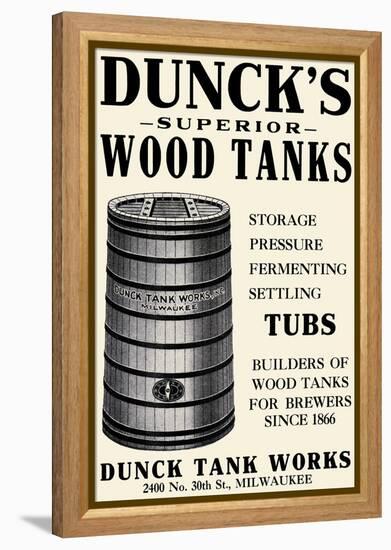 Dunck Tank Works-null-Framed Stretched Canvas