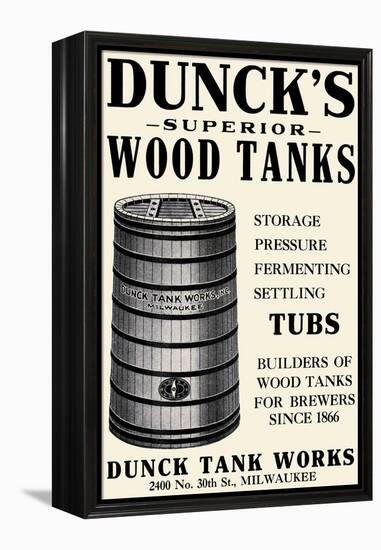 Dunck Tank Works-null-Framed Stretched Canvas