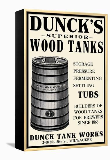 Dunck Tank Works-null-Framed Stretched Canvas