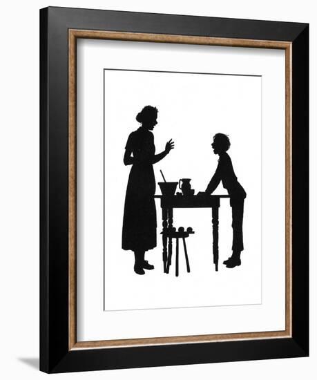 Dunderpate and His Mother with the Baking-Mary Baker-Framed Premium Giclee Print