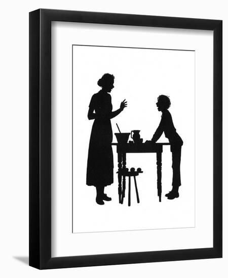 Dunderpate and His Mother with the Baking-Mary Baker-Framed Premium Giclee Print