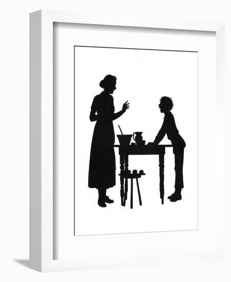 Dunderpate and His Mother with the Baking-Mary Baker-Framed Premium Giclee Print