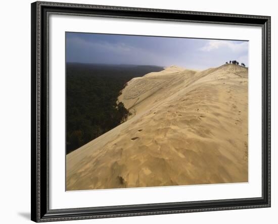 Dune De Pilat, Gironde, Aquitaine, France-David Hughes-Framed Photographic Print