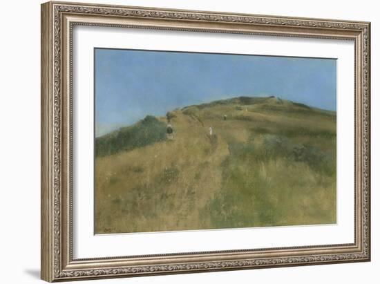 Dune Landscape Off a Steep Coast-Edgar Degas-Framed Giclee Print