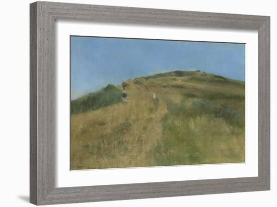 Dune Landscape Off a Steep Coast-Edgar Degas-Framed Giclee Print