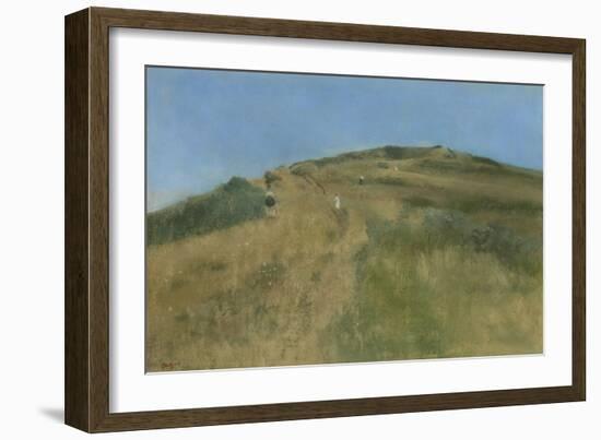 Dune Landscape Off a Steep Coast-Edgar Degas-Framed Giclee Print