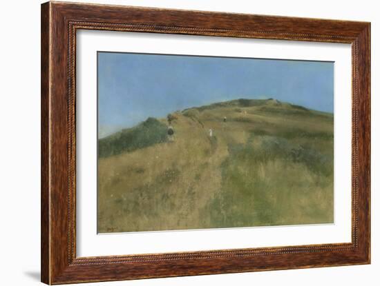 Dune Landscape Off a Steep Coast-Edgar Degas-Framed Giclee Print